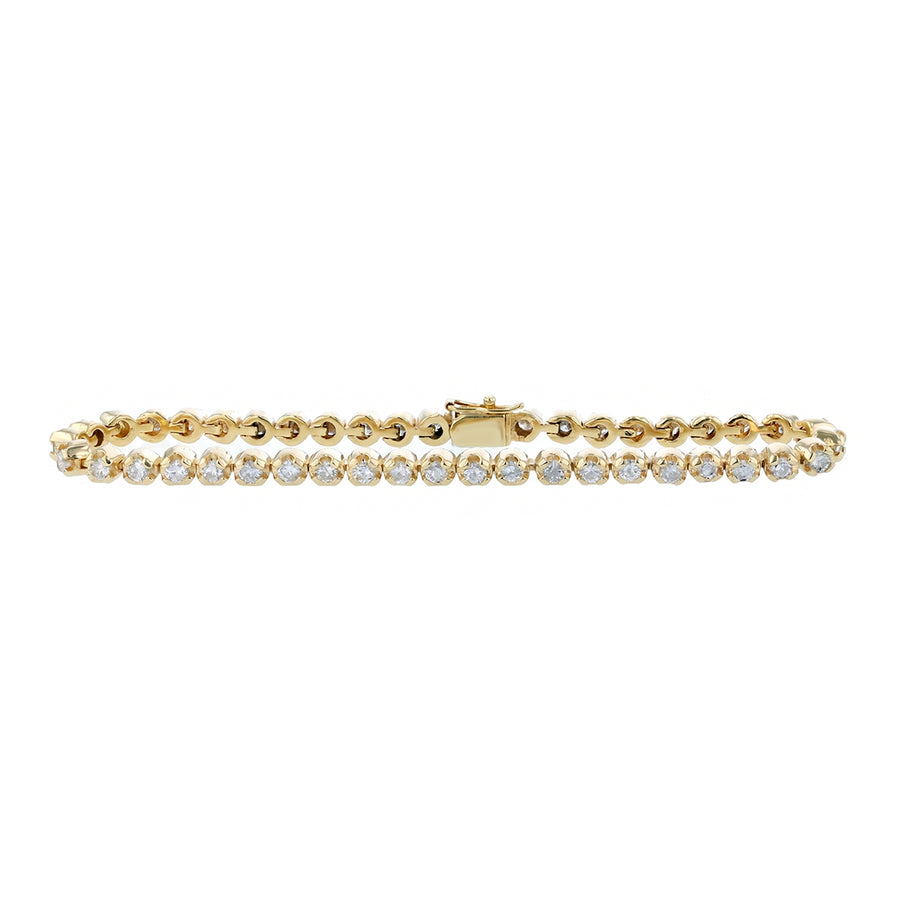 2.20ct Diamond Tennis Bracelet in 14K Yellow Gold, 7.25"