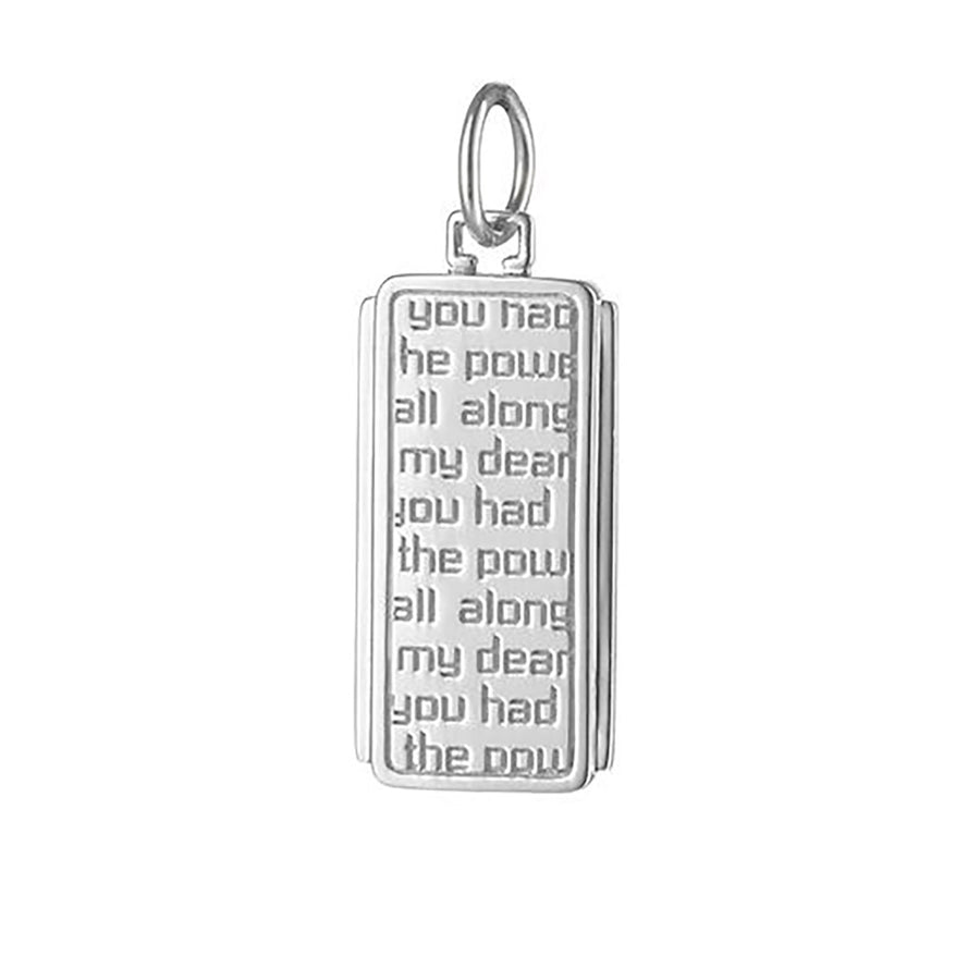 Dorothy "Power" Medallion Pendant in Sterling Silver, without chain