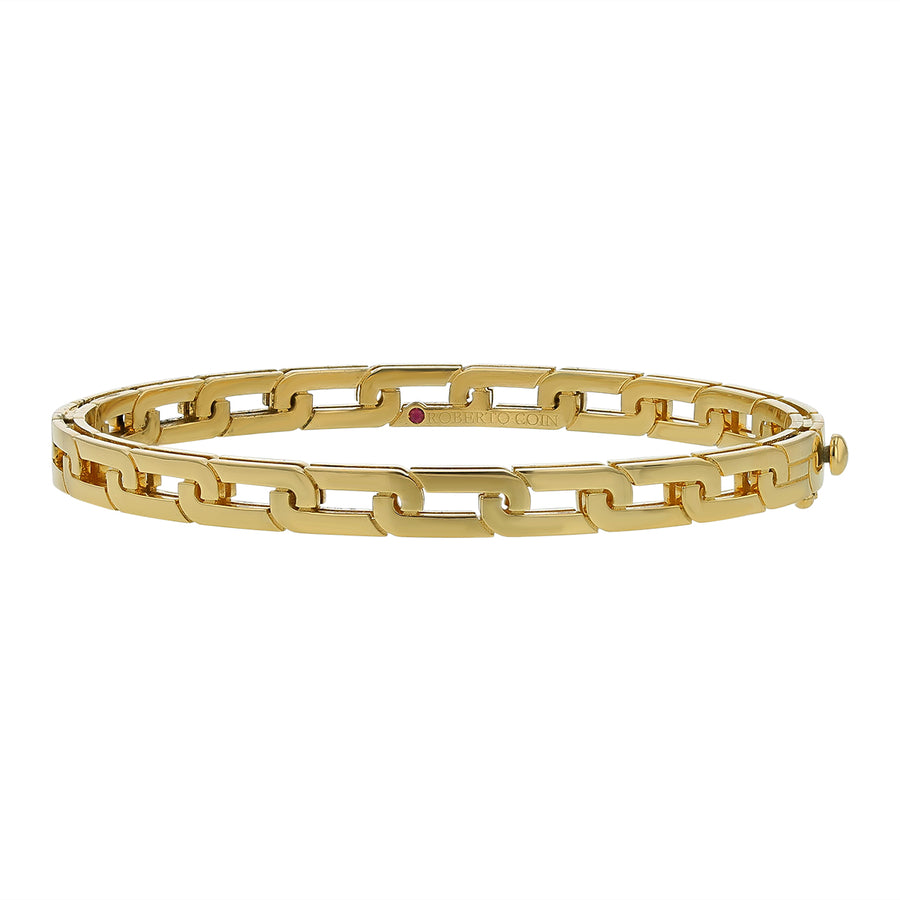 Roberto Coin Navarra 5mm Slim Bracelet in 18K Yellow Gold