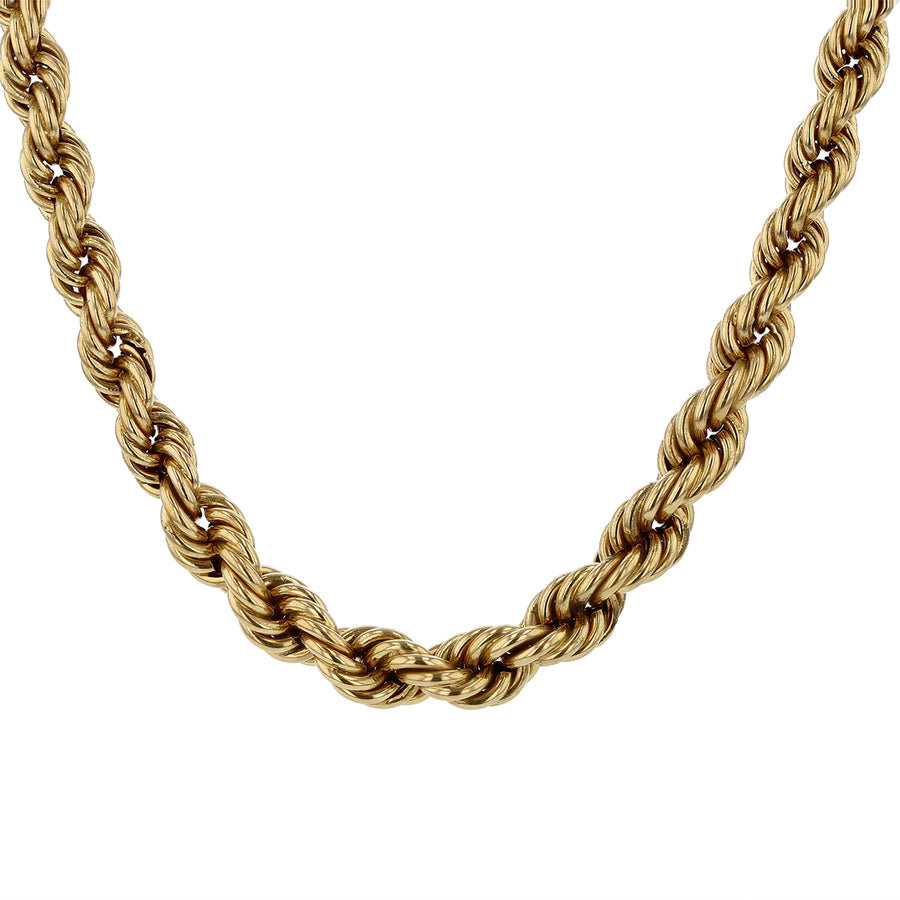 Twist Rope Necklace in 14K Yellow Gold, 16.5in