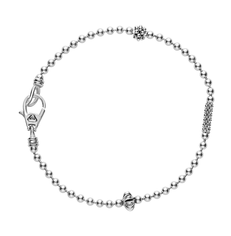 Caviar Icon Ball Chain Beaded Bracelet