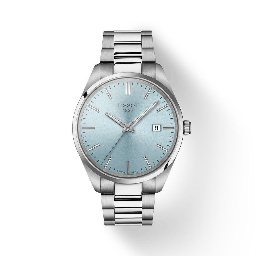 40mm PR 100 Watch with Ice Blue Dial in Stainless Steel, Bracelet