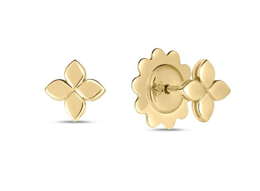 Love in Verona Stud Earrings in 18K Yellow Gold