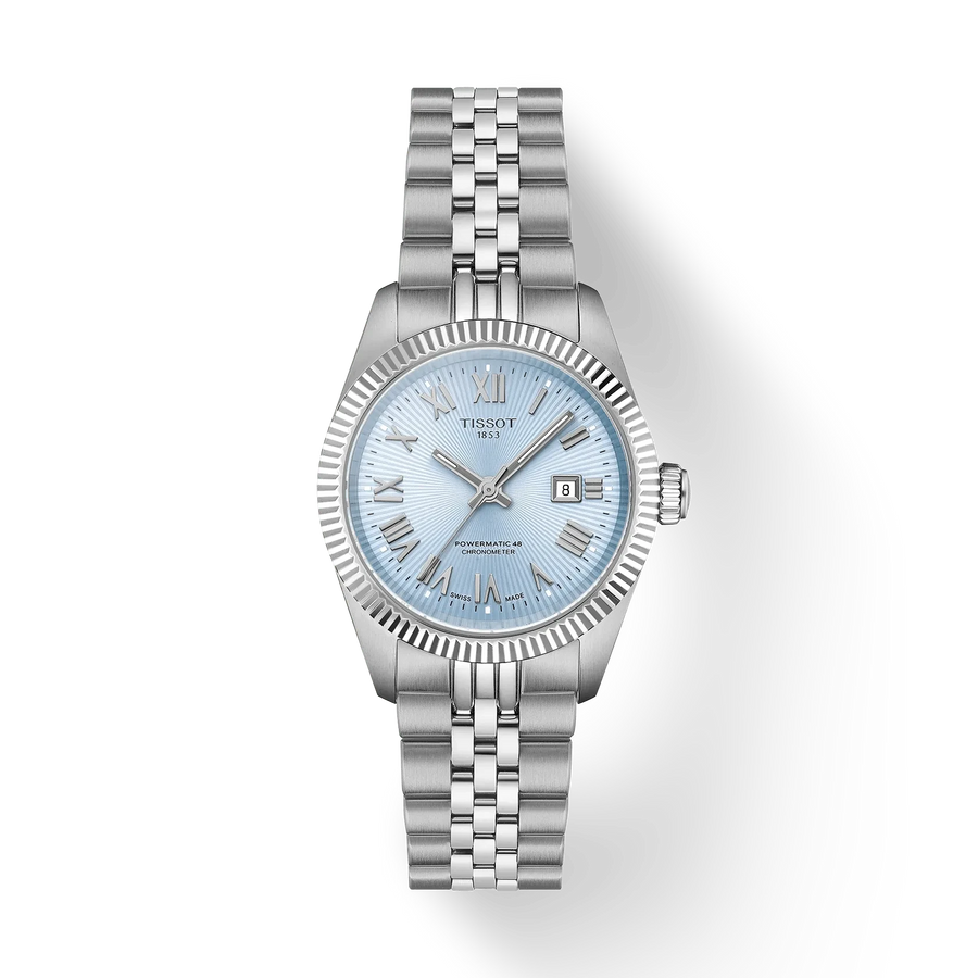 30mm Ballade Watch with Ice Blue Dial in Stainless Steel, Bracelet