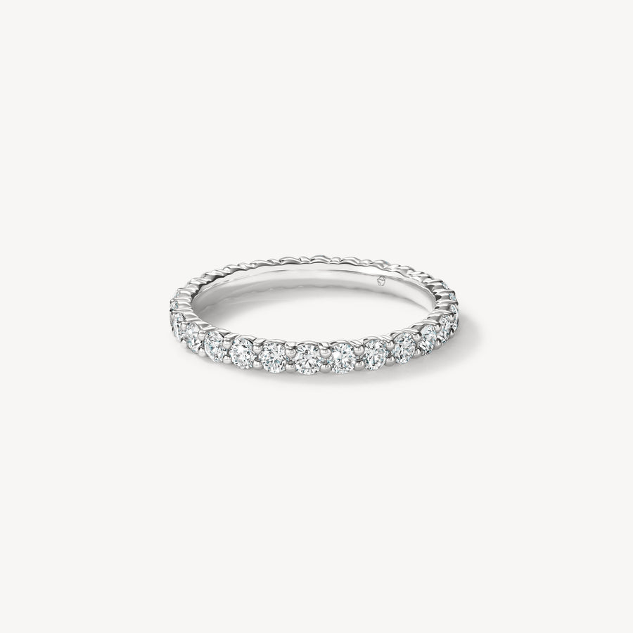 Signature 1.86-2.65ct Diamond Eternity Band in Platinum, size 6.5