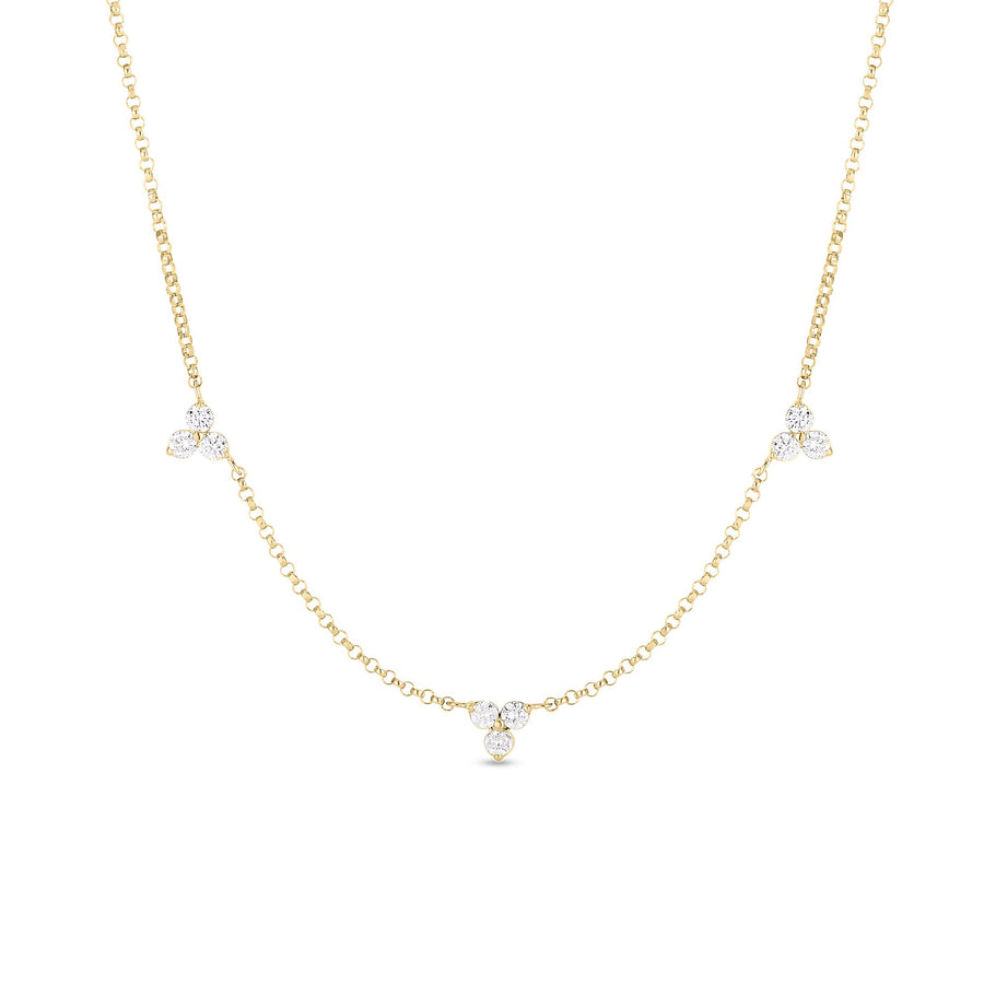 Diamonds by the Inch 0.28ct Diamond Station Necklace in 18K Yellow Gold, 17"