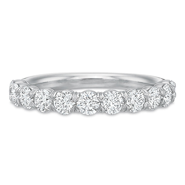 Silk Prong 1.10ct Diamond Partway Bad in Platinum, size 6