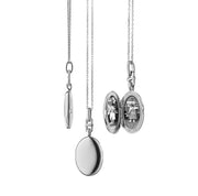 Slim Oval Eve Locket Necklace