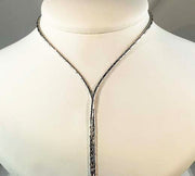 Luminance Flexible Magnetic Convertible Lariat Necklace/Bracelet in Platinum, 27.5"