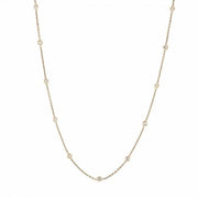 Diamonds by the Inch 0.64ct Diamond 13 Station Necklace in 18K Yellow Gold, 16"