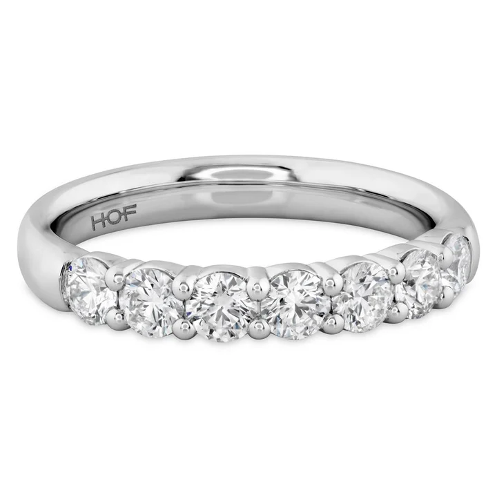 Signature 7-Stone Diamond Band in Platinum, Size 6.5