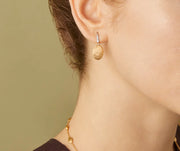 Siviglia 0.05Ct Diamond Extra Large Bead Drop Earrings in 18k Yellow Gold