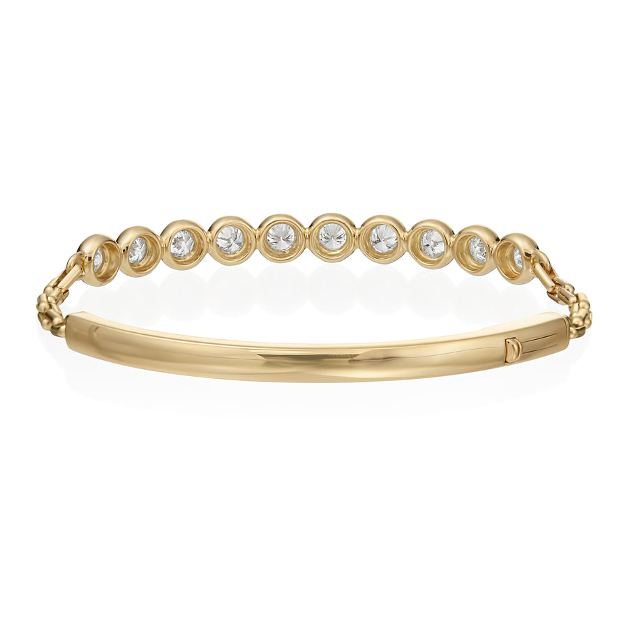 Moonlight 1.43ct Diamond Bezel Set Bracelet in 18K Yellow Gold