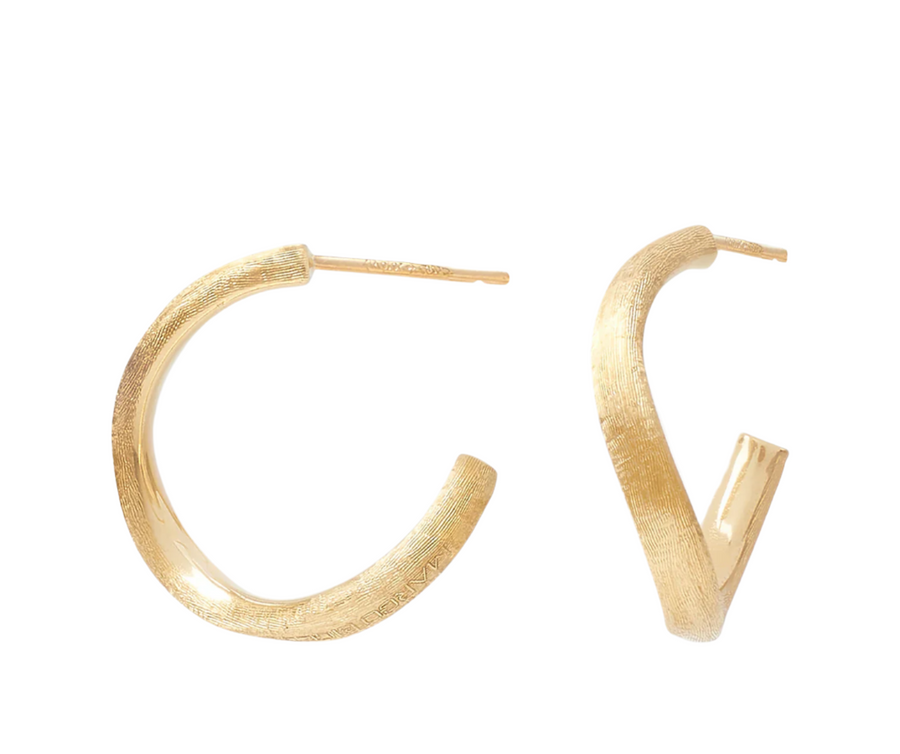 Jaipur Hoop Earrings in 18K Yellow Gold, Small