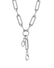 Infinity Link Design Your Own Charm Necklace in Sterling Silver, 18"