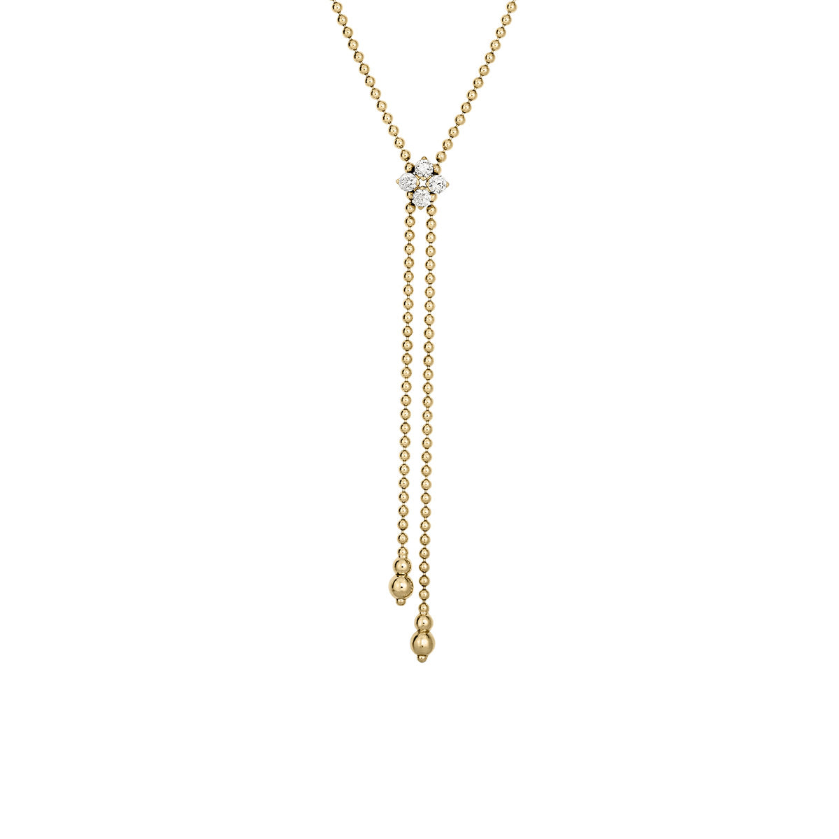 Love in Verona 0.30 Ct Diamond Necklace in 18K Yellow Gold