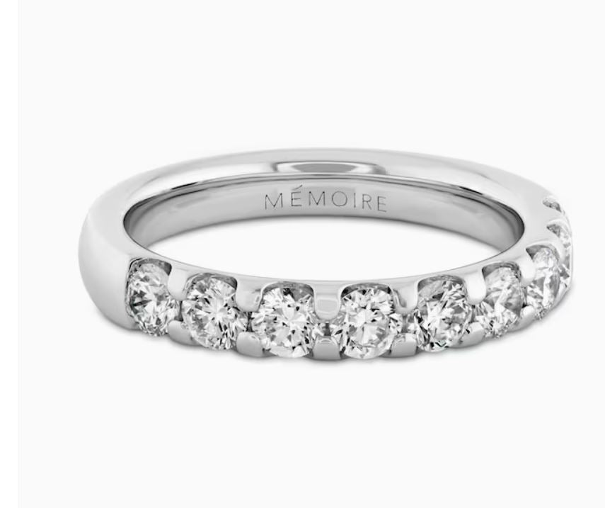 Odessa Diamond Band in Platinum, Size 6.5