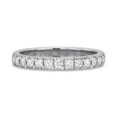 New Aire 0.31ct Diamond Partway Band in 18K White Gold