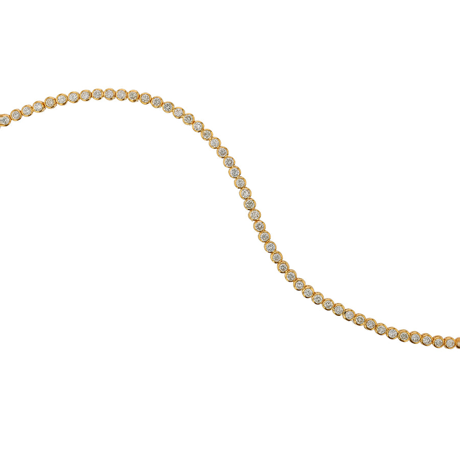 4.50ct Diamond Tennis Bracelet in 18K Yellow Gold, 7"