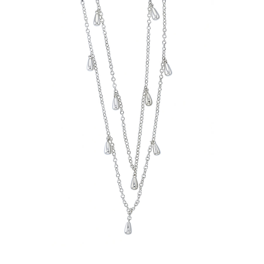 Ippolita Drop Bead Necklace in Sterling Silver, 48"