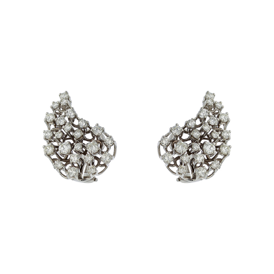 2.40ct Diamond Earrings in 18K White Gold