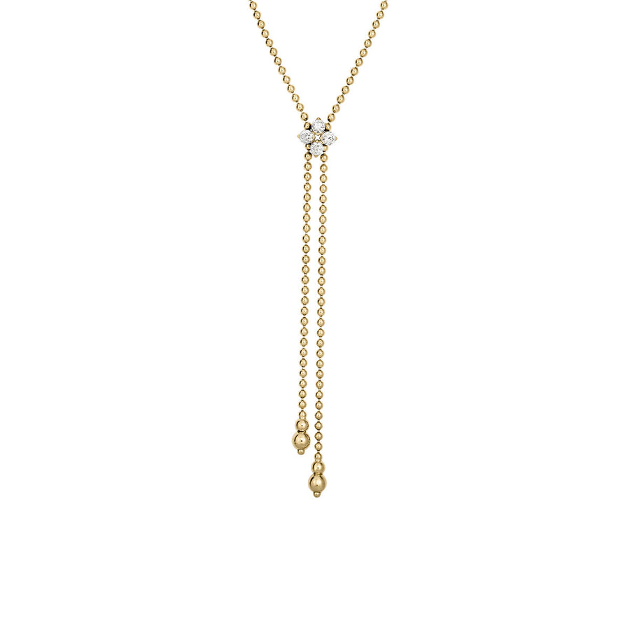 Love in Verona 0.30ct Diamond Necklace in 18K Yellow Gold, 23"