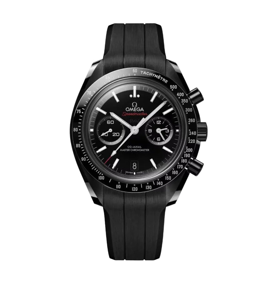 44.25mm Speedmaster Dark Side of the Moon Watch with Black Dial