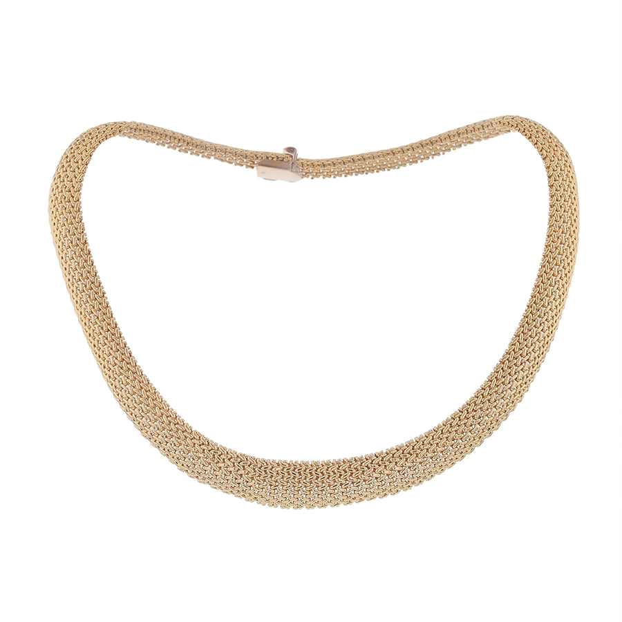 Layflat Mesh Necklace in 18K Yellow Gold, 18"
