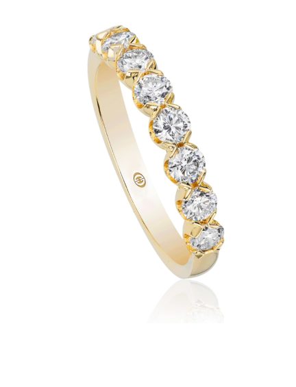 0.83ct Diamond Band in 18K Yellow Gold, size 6.25