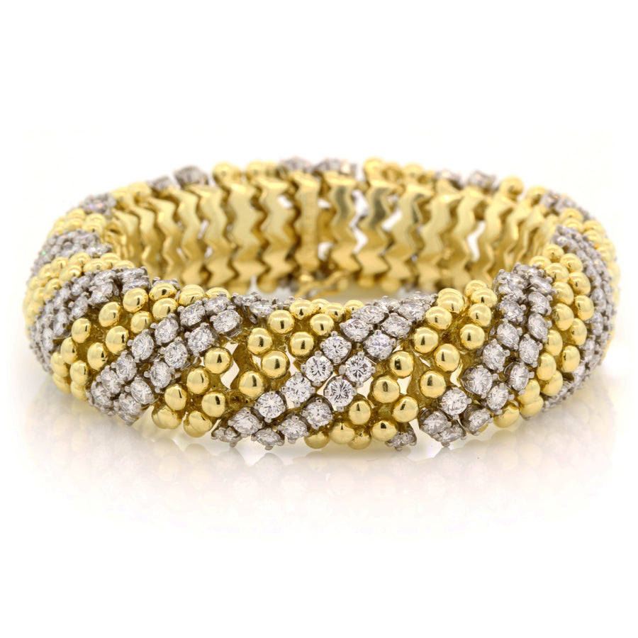 Diamond Bracelet in 18K Yellow Gold