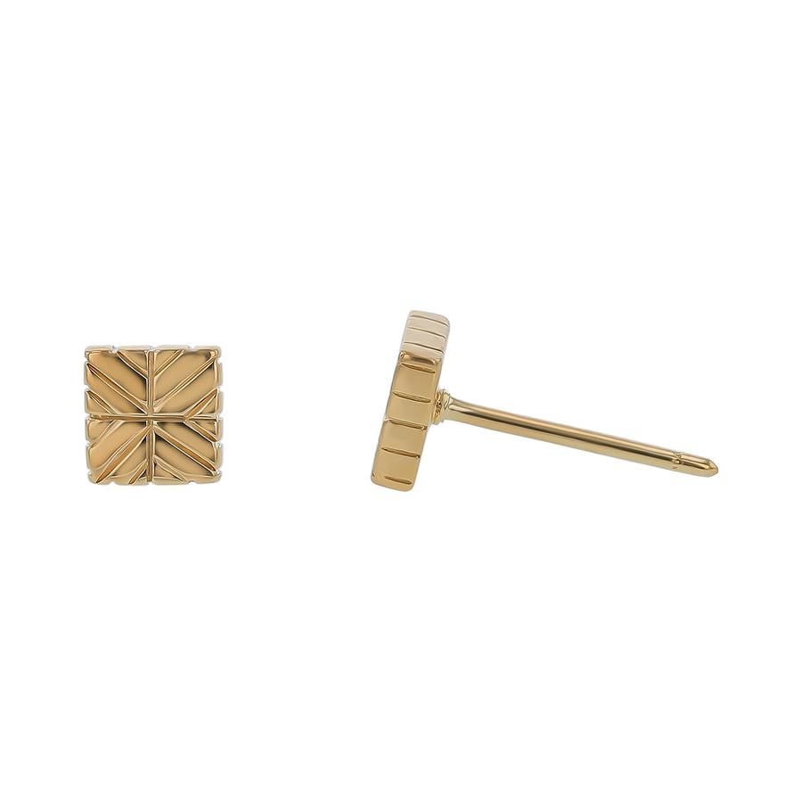 John Hardy Stud Earrings in 18k Yellow Gold