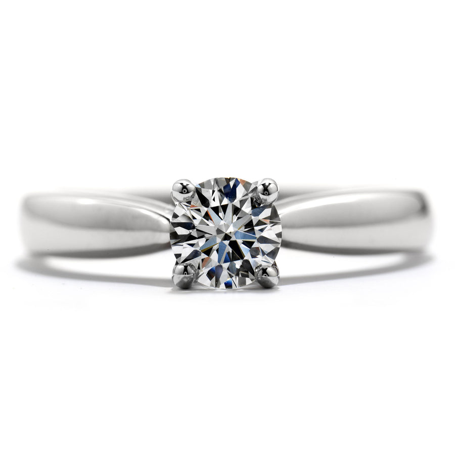 18K WHITE GOLD 1 ROUND BRILLIANT DIA=1.00-1.09CT SERENITY SELECT 4 PRONG SOLITAIRE RING