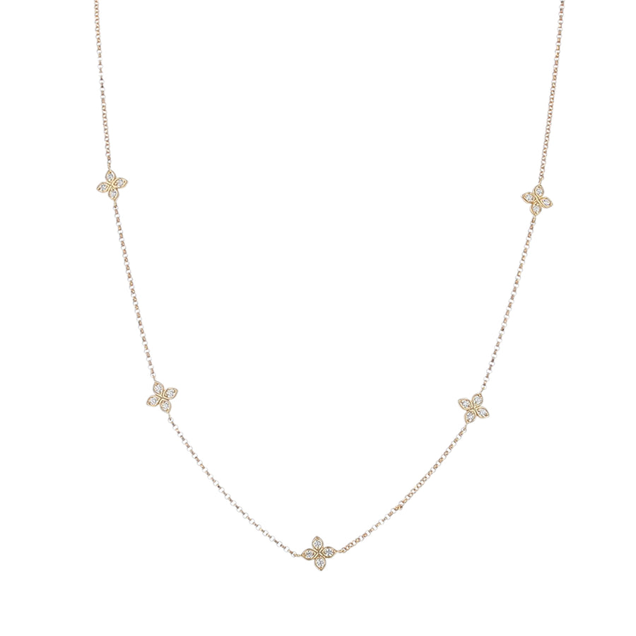 Love by the Inch 0.22ct Diamond Necklace in 18K Rose Gold on 14-17" chain