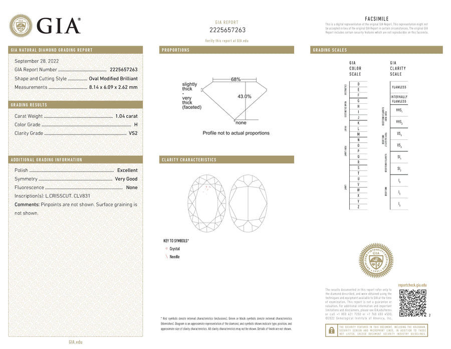 1.04ct Crisscut L'amour Oval Diamond and 0.72ct Diamond Halo Ring in 14K White Gold, Size 6.5