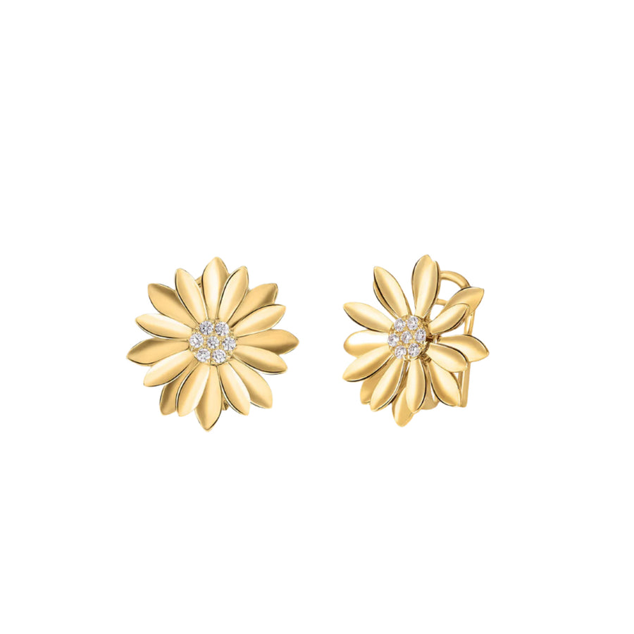 Margherita 0.18ct Diamond Stud Earrings in 18K Yellow Gold