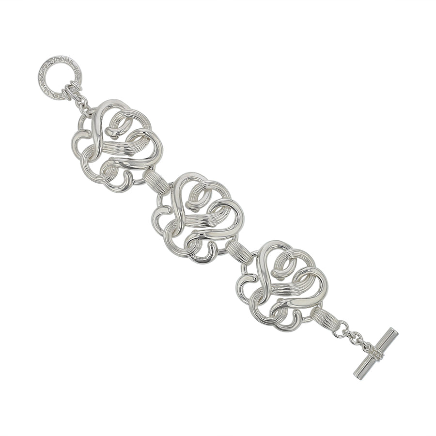 Slane Link Bracelet in Sterling Silver, 8in