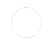 Siviglia 0.57ct Diamond Beaded Necklace in 18K Yellow Gold, 16.5"