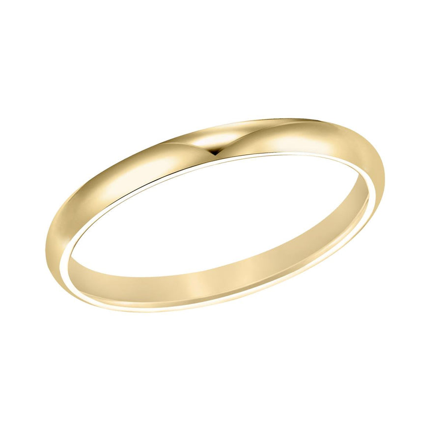 Low Dome Band in 14K Yellow Gold, Size 5