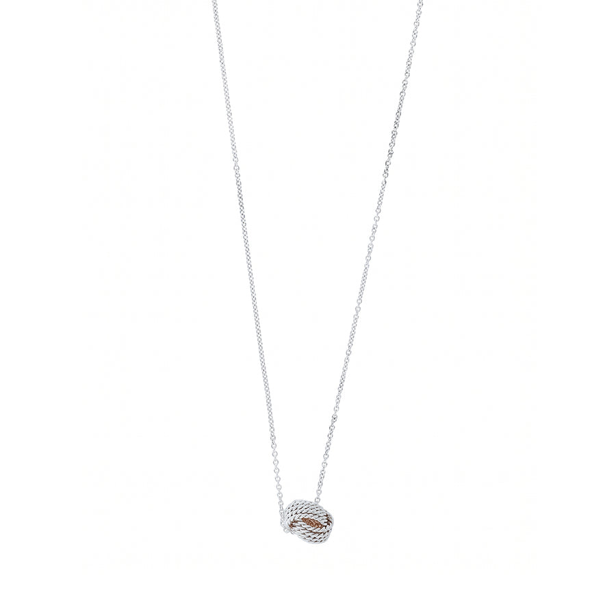 Tiffany & Co. Twist Knot 10mm Necklace in Sterling Silver, 16"