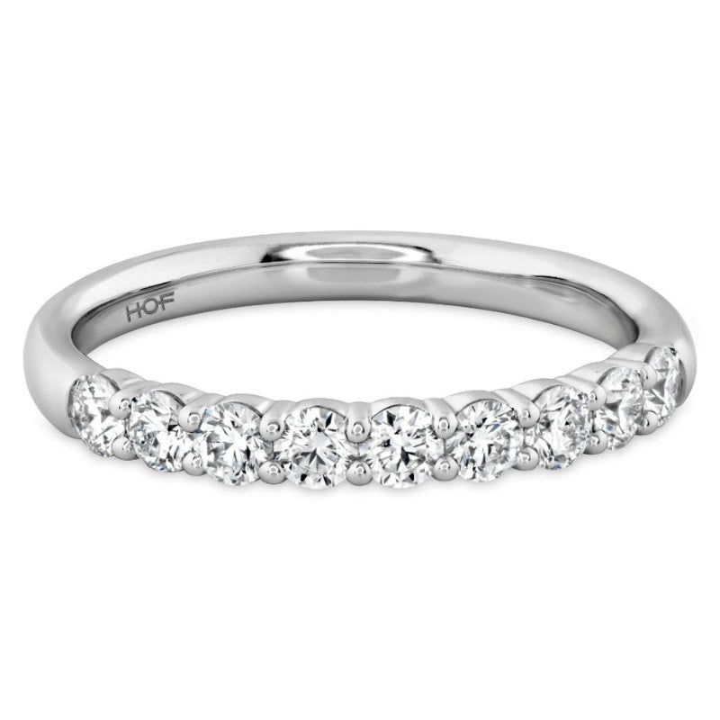 Signature 0.65-0.75ct Diamond 9-Stone Band in Platinum, size 6.5