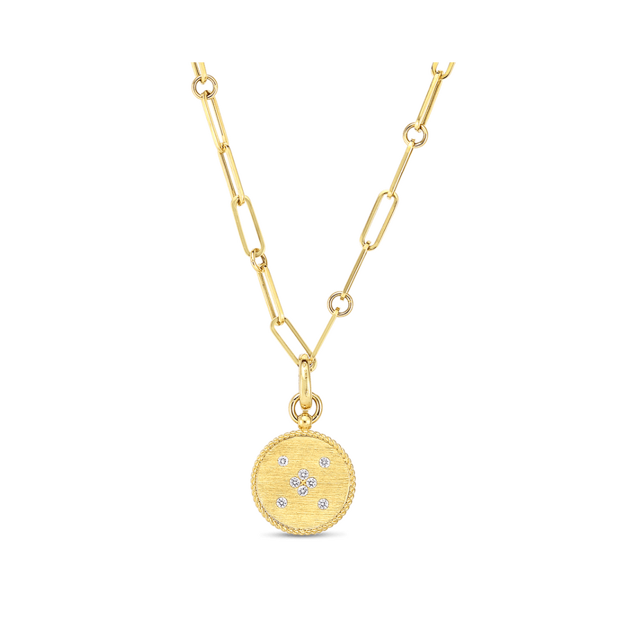 Venetian Princess 0.16ct Diamond Pendant in 18K Yellow Gold, without chain
