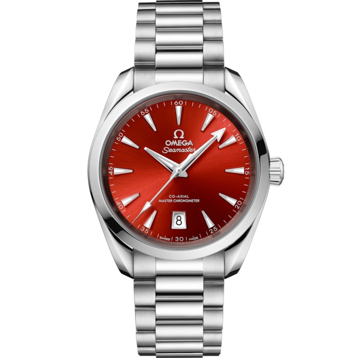 38mm Seamaster Aqua Terra Shades Watch with Terracotta Dial in Stainless Steel, Bracelet