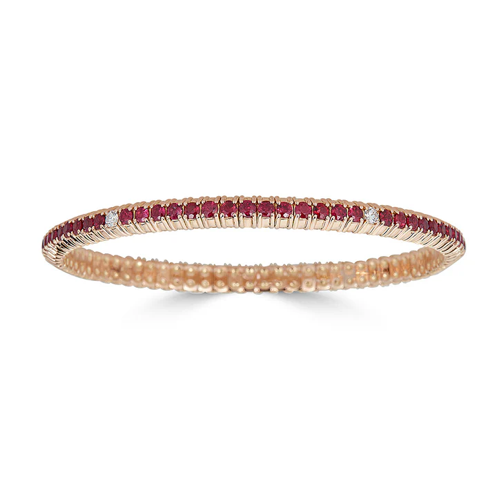 zydo-stretch-ruby-diamond-bracelet-78178-at Schiffman's Jewelers