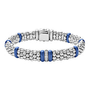 Single Station Diamond Caviar Bracelet