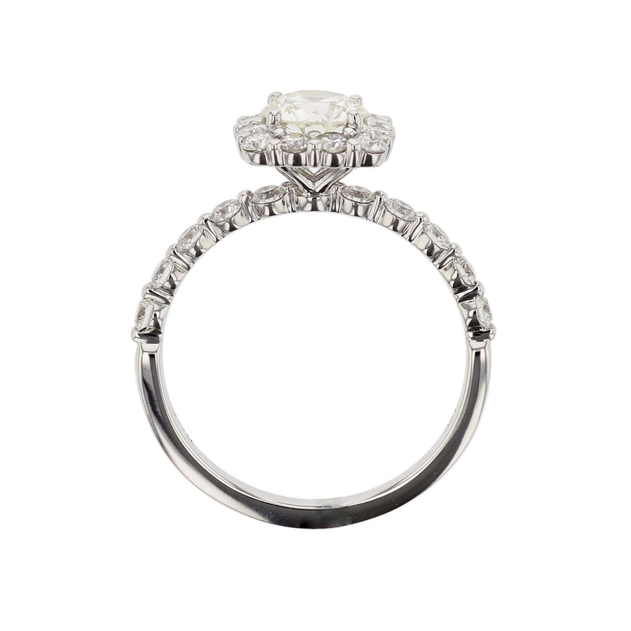 Fire and Ice Brilliant Diamond Engagement Ring
