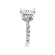Platinum Radiant-Cut Diamond Engagement Ring