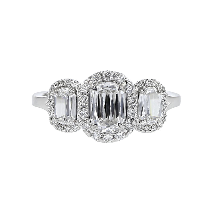 L'Amour Crisscut Diamond Engagement Ring