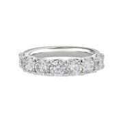 18K White Gold Diamond Wedding Band