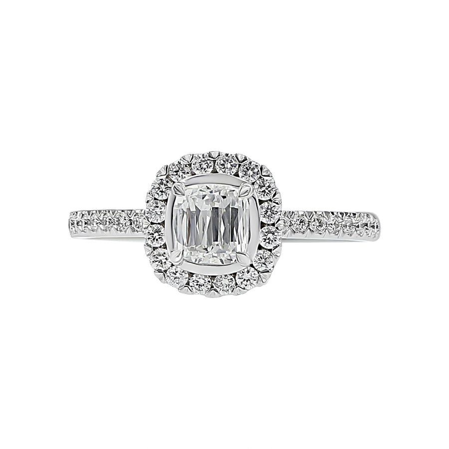 Classic Cushion Cut Diamond Engagement Ring