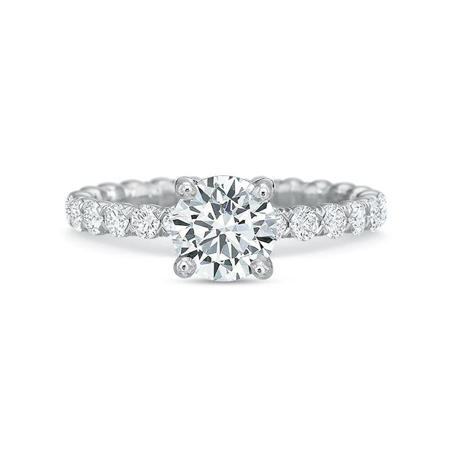 Modern Classic Diamond Engagement Ring Setting